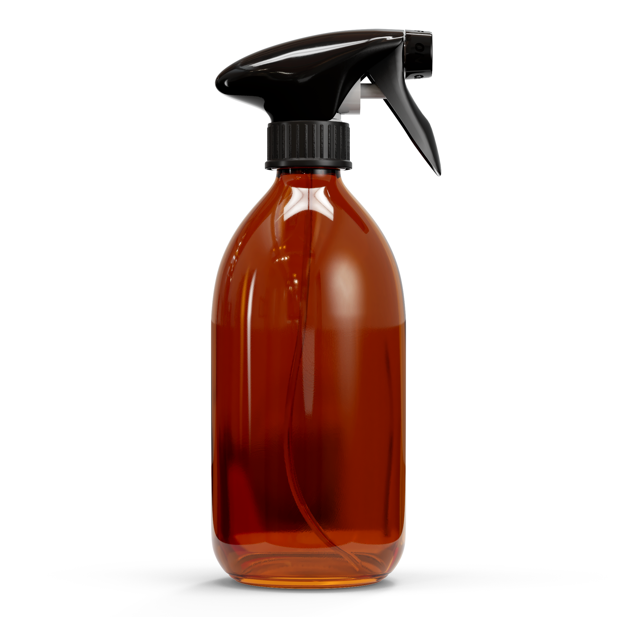 Glasflasche – Braun (einschließlich verschiedener Deckel)