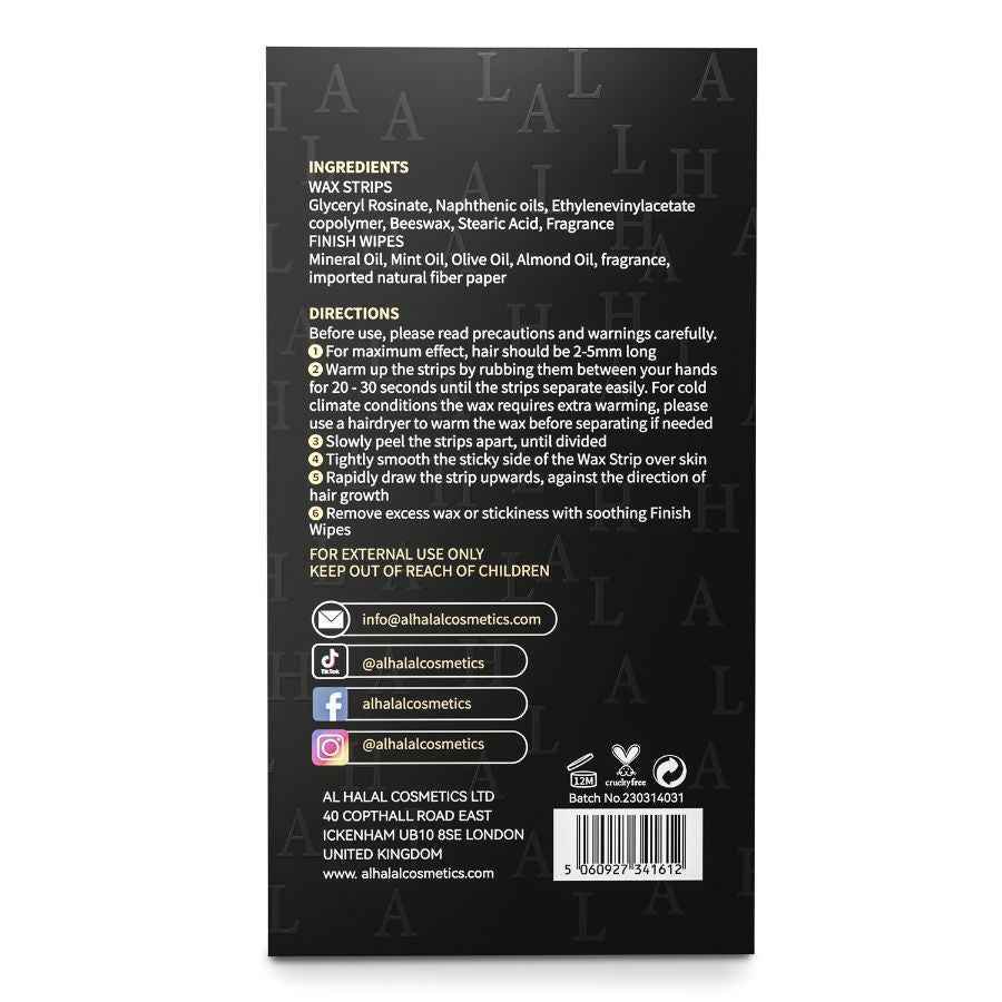 AL-300 ARISHFA Wasstrips – Halal Cosmetica