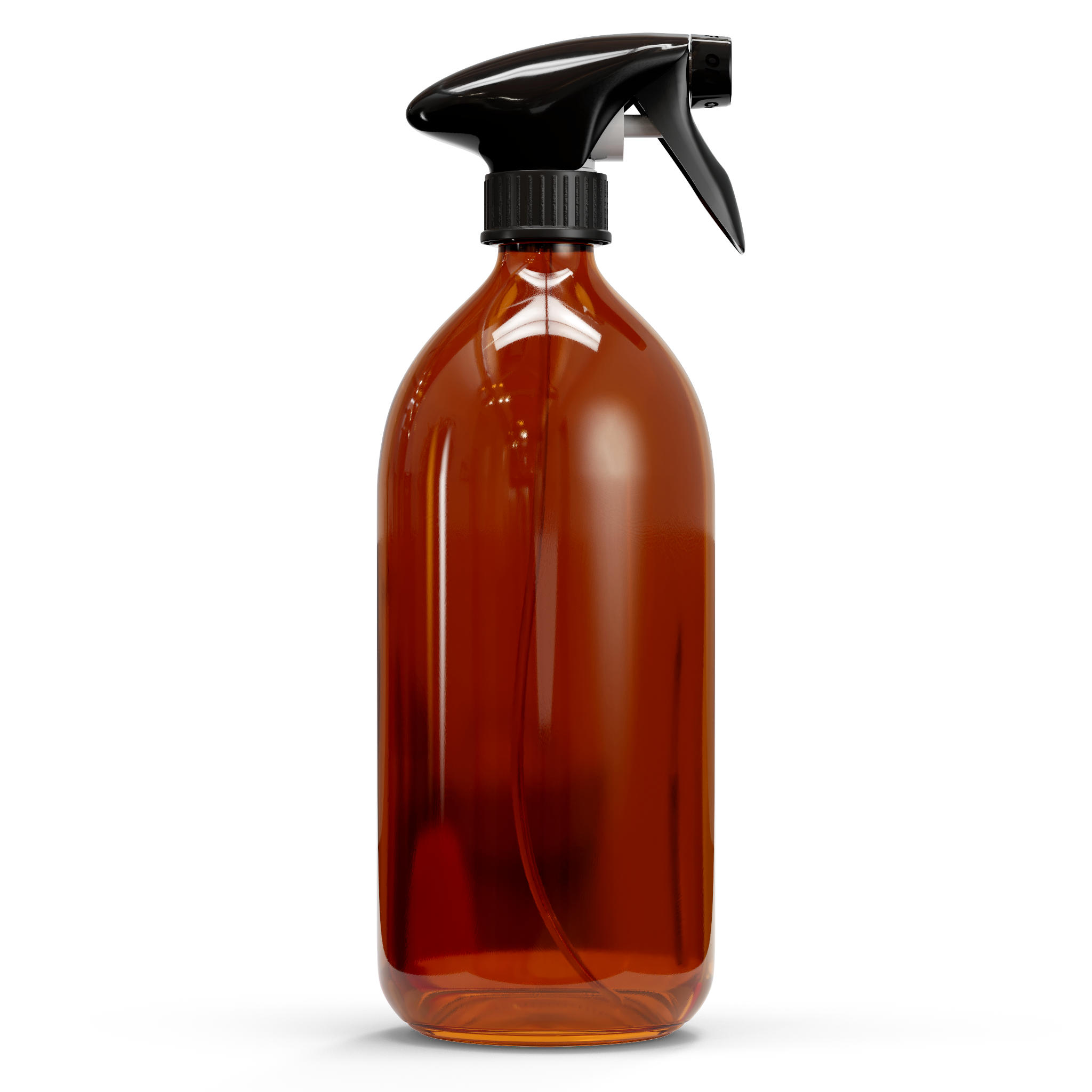 Glasflasche – Braun (einschließlich verschiedener Deckel)