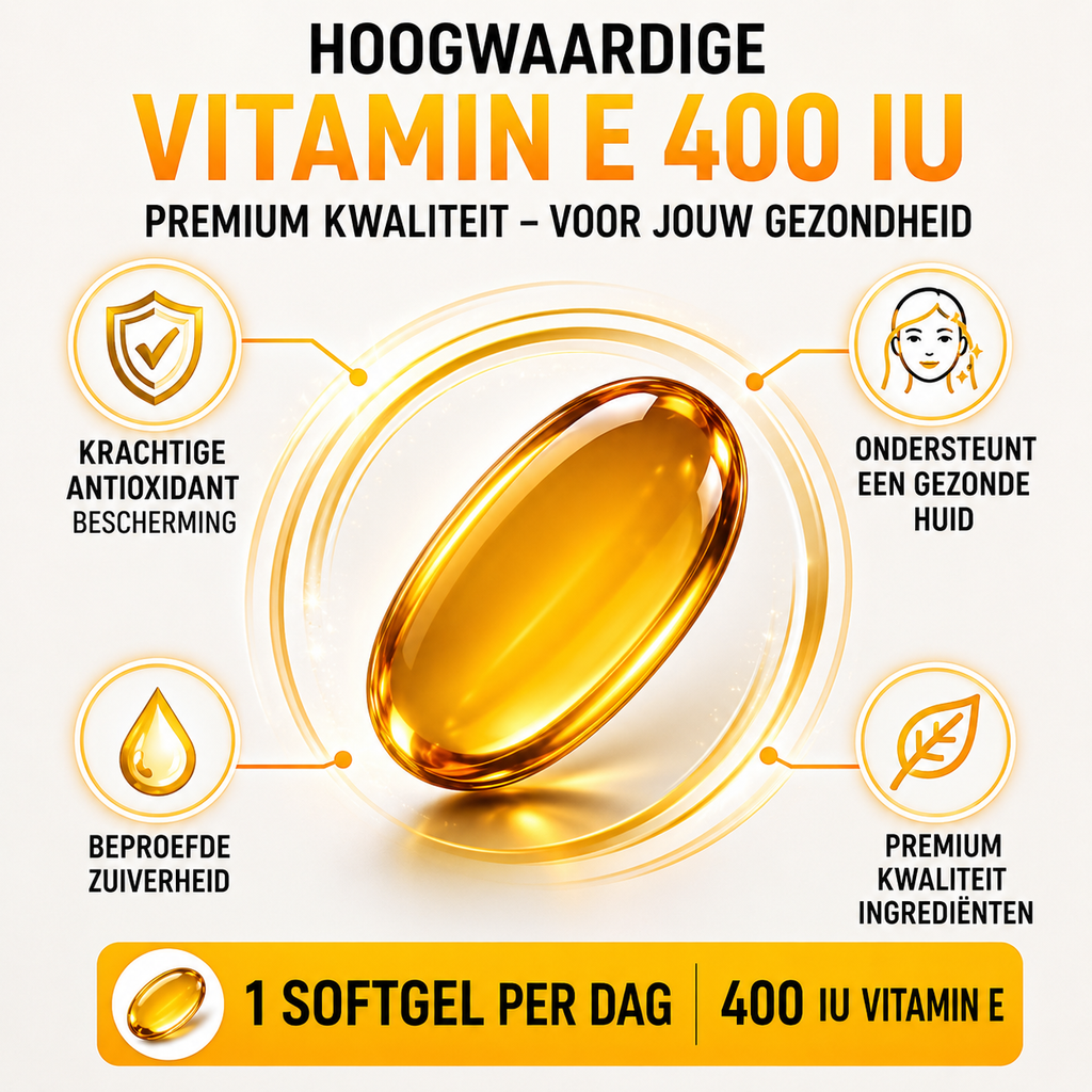 Vitamin E 400 IU – Softgels – BeBulk Nutrition