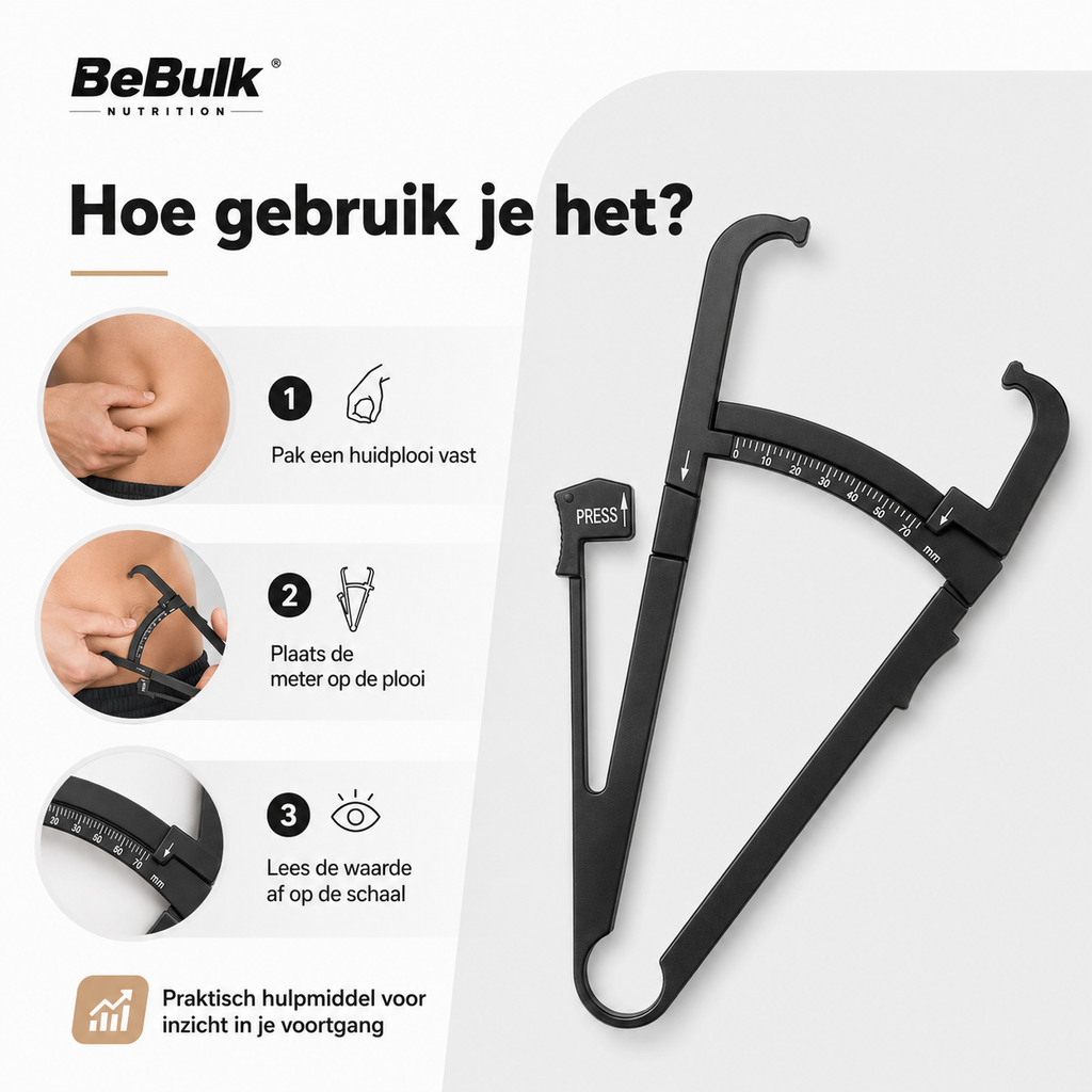 Fettmessgerät - Vetmeter - Körperfettanteil-Messgerät - BeBulk Nutrition