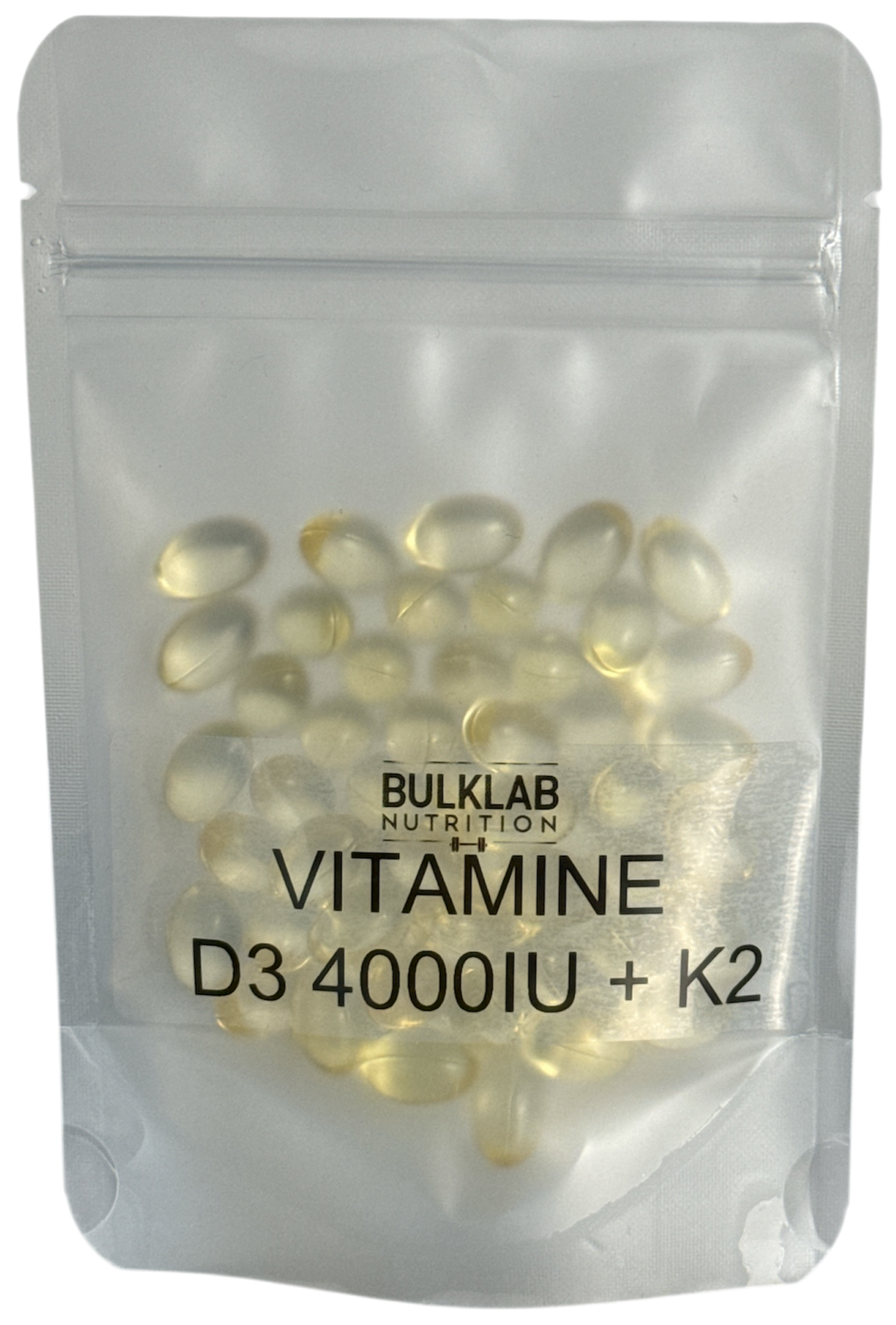 Vitamin D3 4000 IE + K2 100 mcg MK7 – Softgels – BulkLab Nutrition