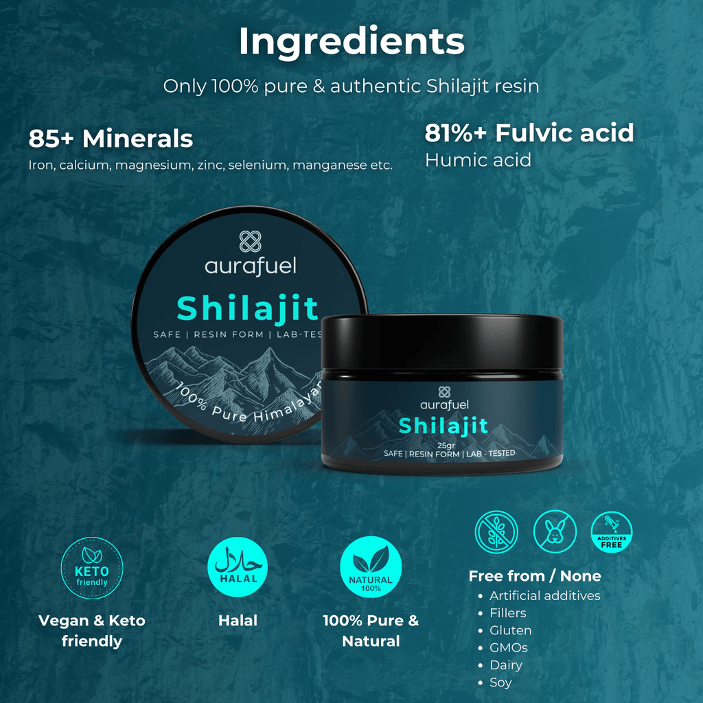 Reines Shilajit-Harz aus dem Himalaya – 100 % authentisch und gereinigt