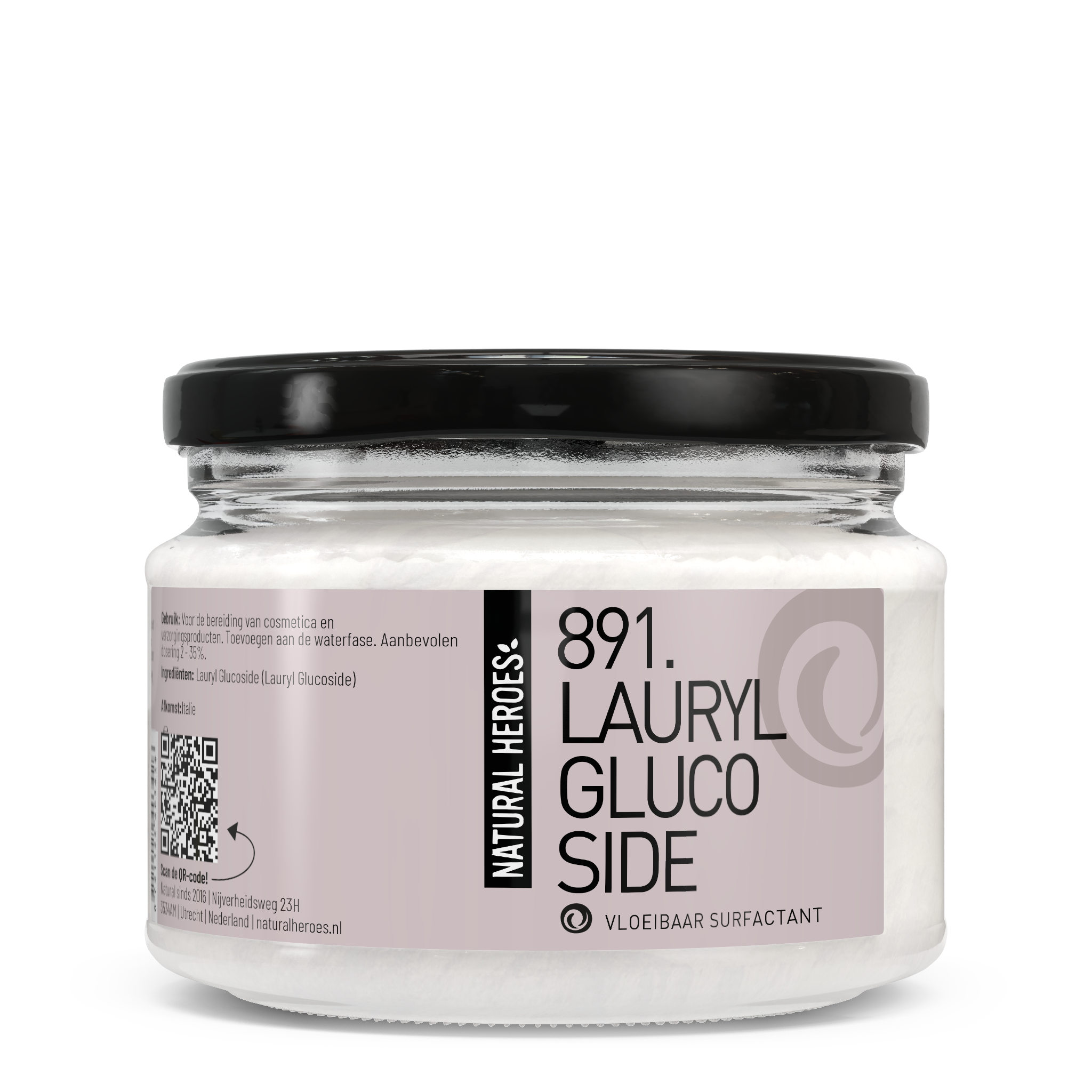 Laurylglucosid – Flüssiges Tensid (kleine Blasen)
