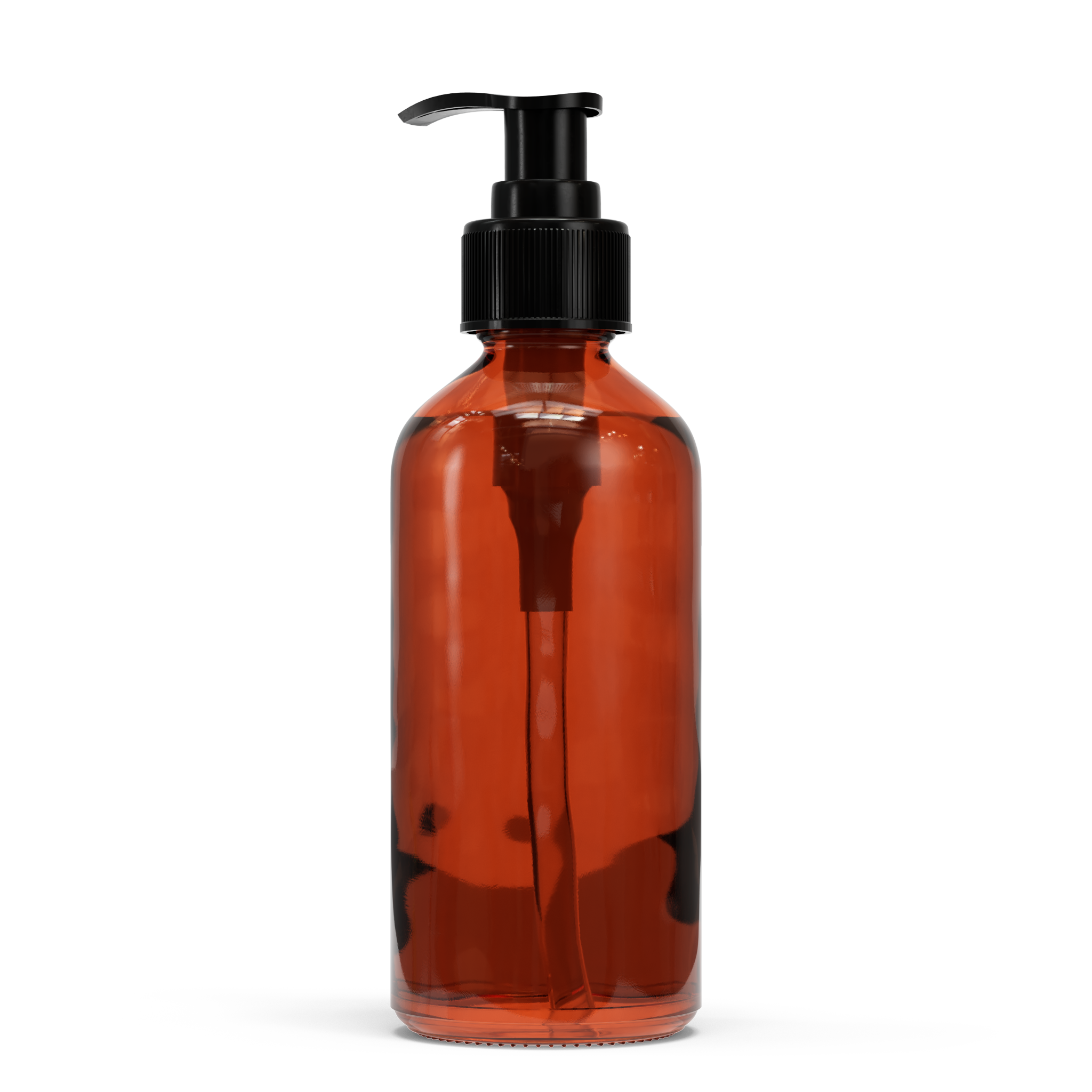 Glasflasche – Braun (einschließlich verschiedener Deckel)