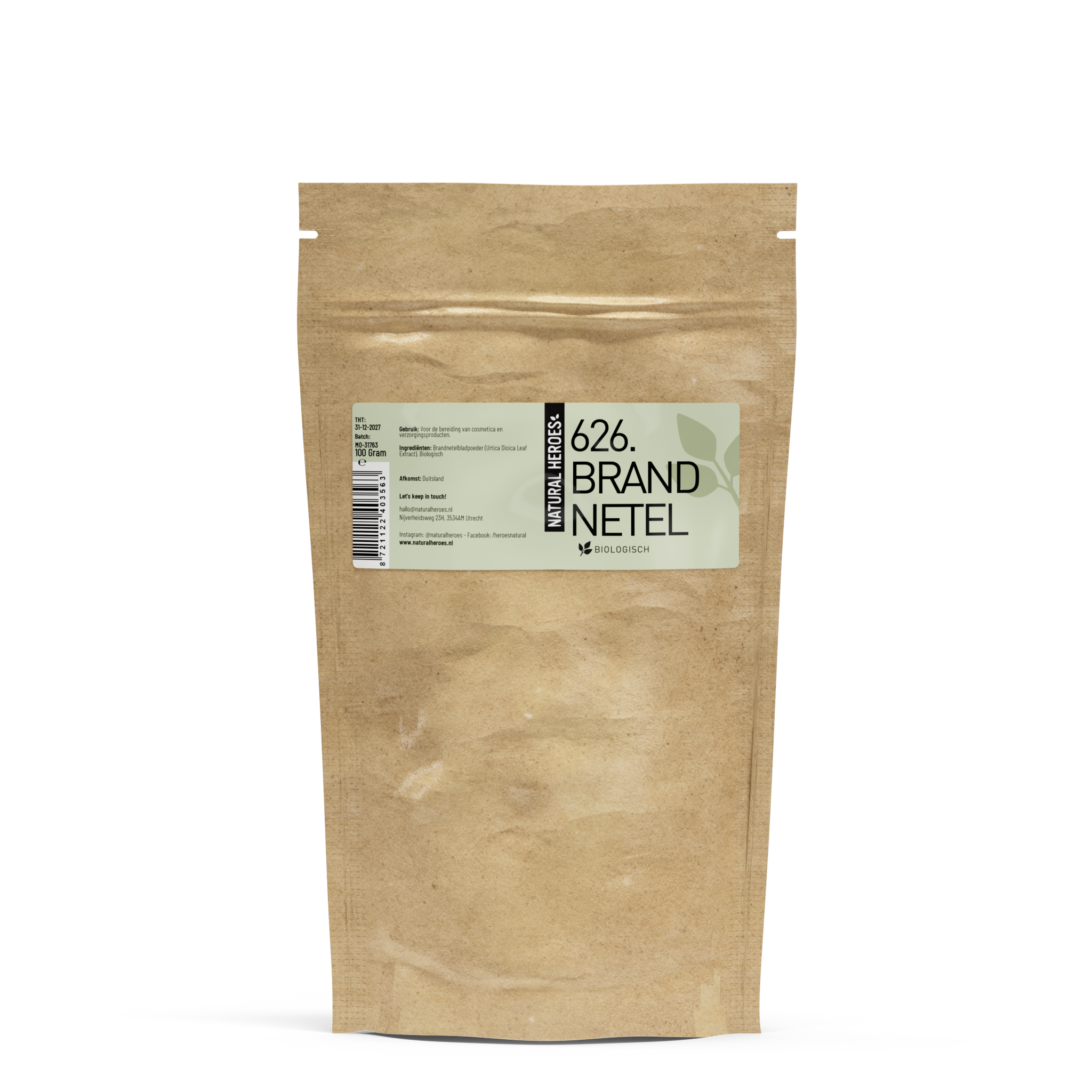 Brennnessel (getrocknet, pulverisiert) – Bio