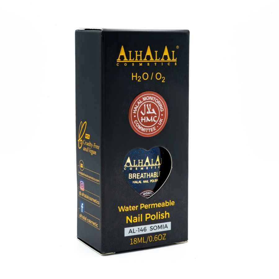 AL-146 SOMIA WASSERRESISTENTER BLAUER NAGELLACK
