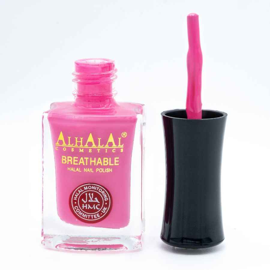 AL-180 HUDA ROZE GLANZENDE NAGELLAK – Halal Cosmetica