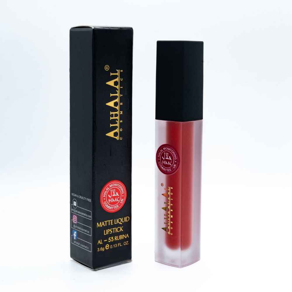 AL-53 RUBINA Roter flüssiger Lippenstift