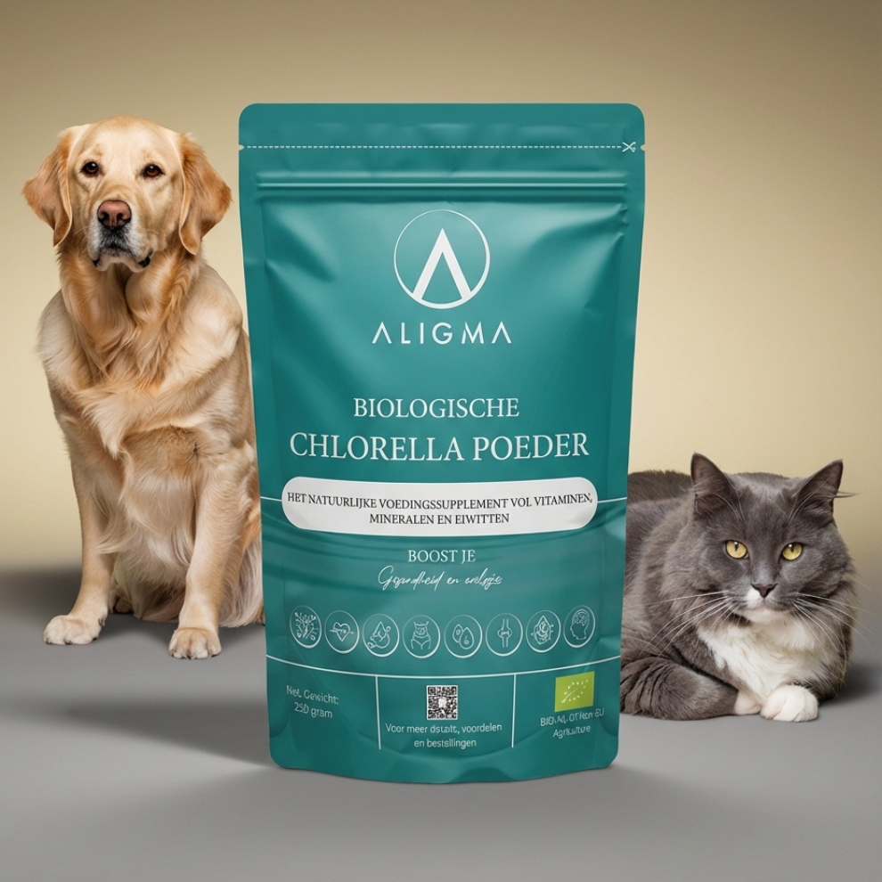 Organisches Chlorella-Pulver für Tiere 250 Gramm