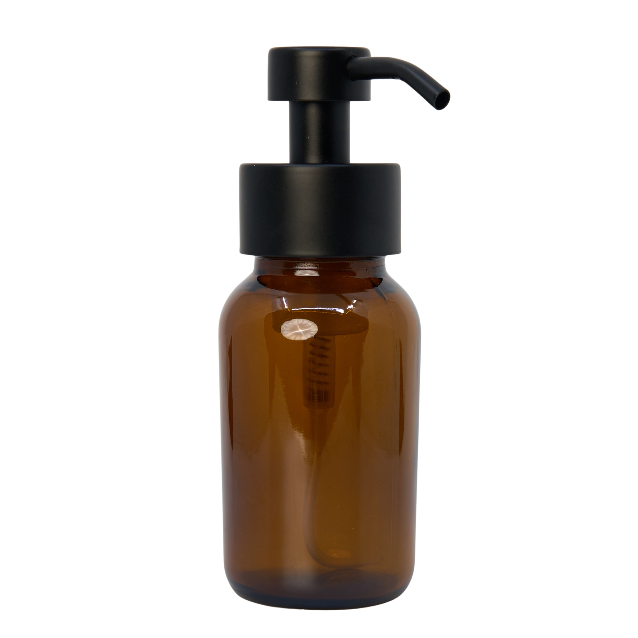 Glasflasche mit Schaumstoffpumpe