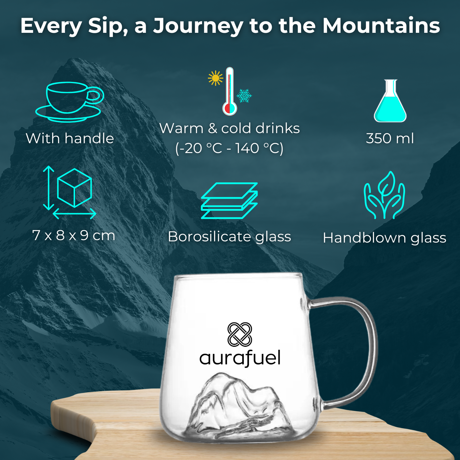 Bergtrinkglas – 350 ml