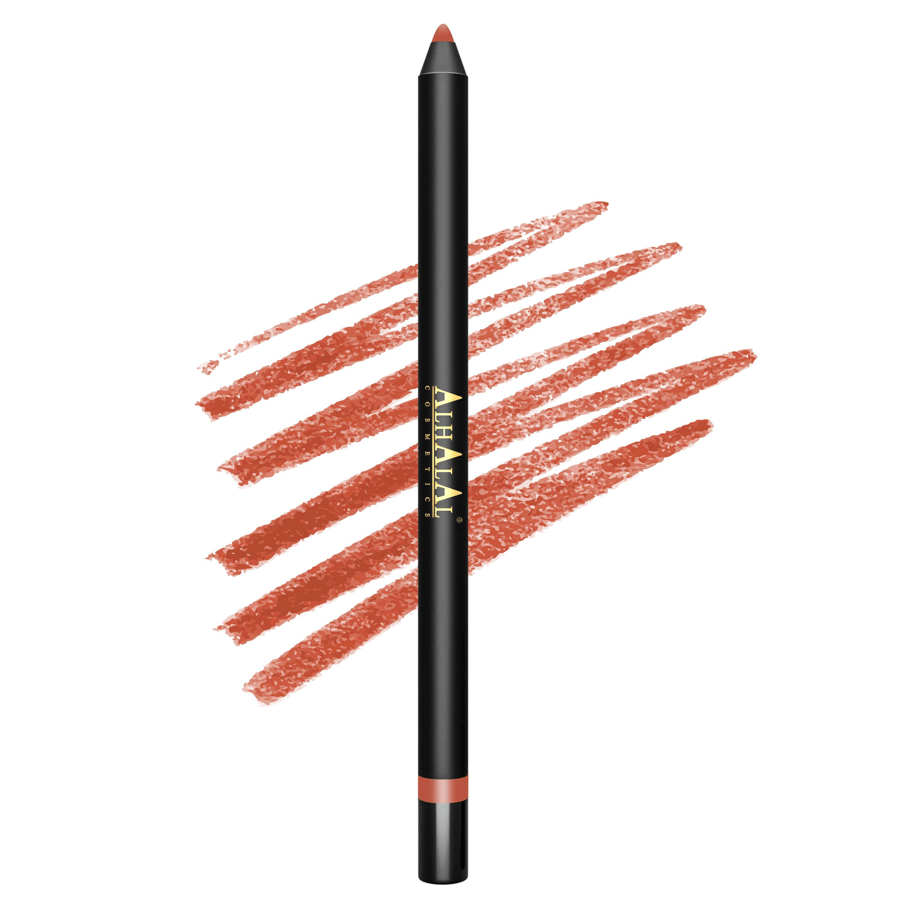 Alhalal Cosmetics BROWN LIPLINER Lipliner-Bleistift mit brauner Farbe und weicher Textur