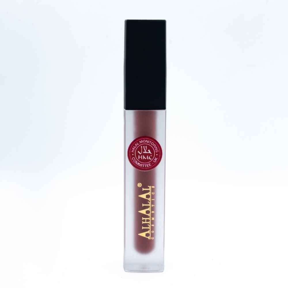 Alhalal Cosmetics flüssiger Lippenstift in der Farbe beige Beige Lipgloss mit mattem Finish