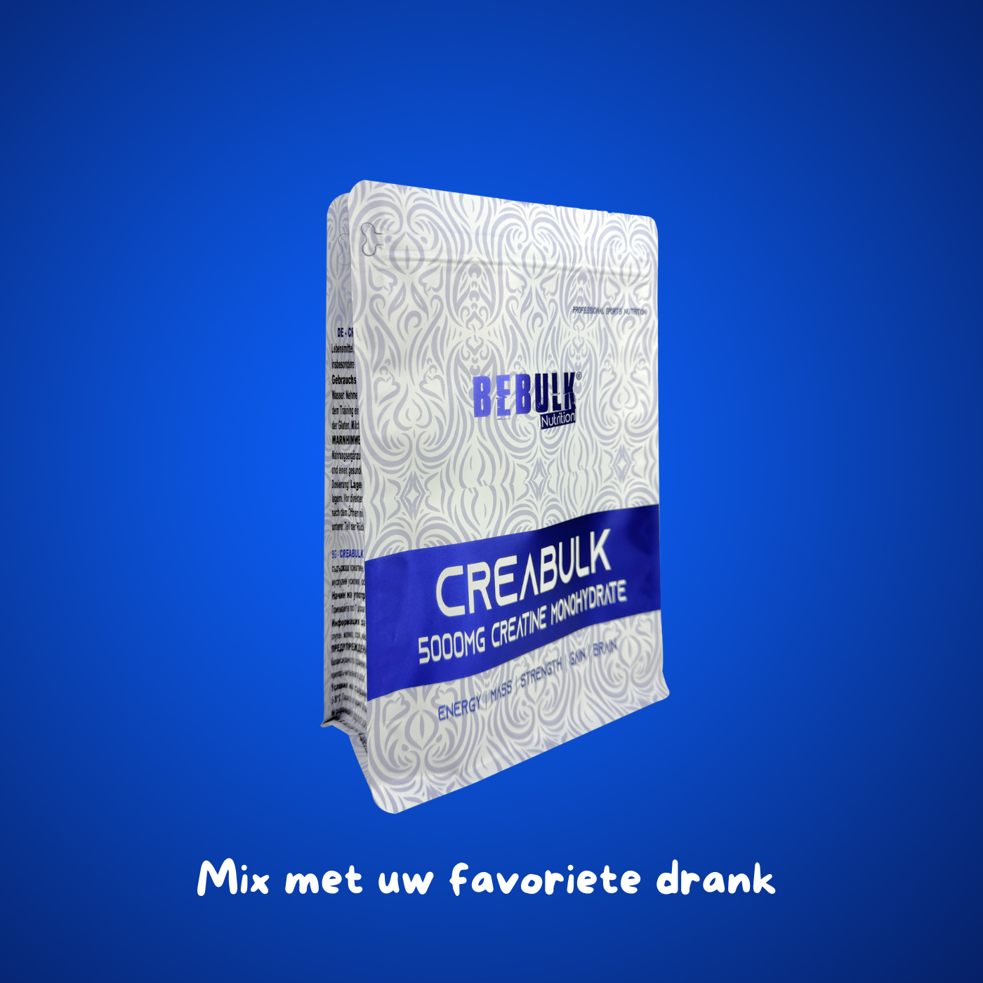 CreaBulk – 100% Kreatinmonohydraat – BeBulk Nutrition