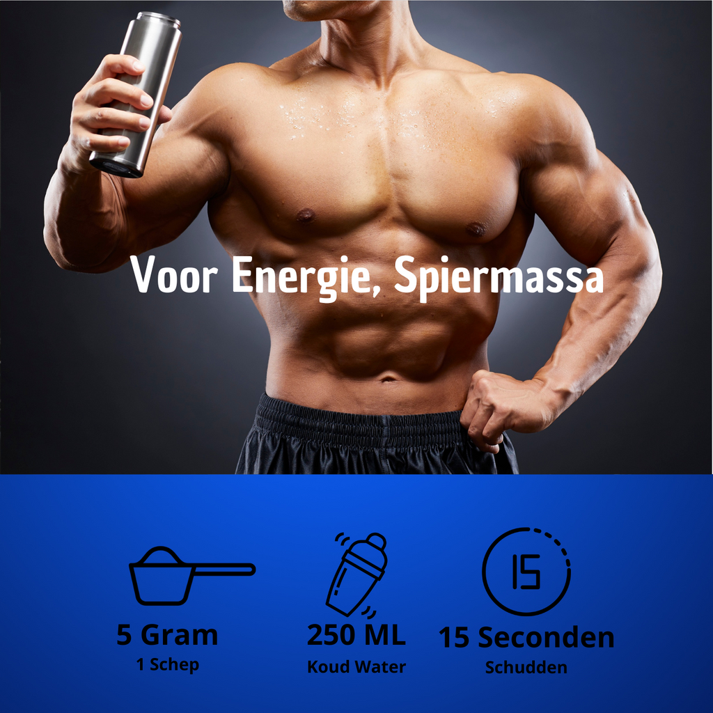 CreaBulk – 100% Kreatinmonohydraat – BeBulk Nutrition