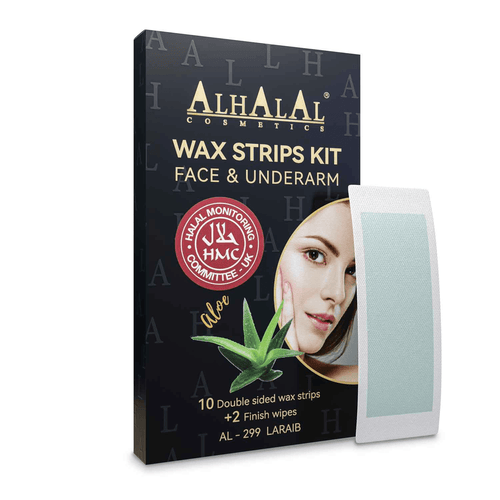 AL-299 LARAIB WACHSSTREIFEN FÜR GESICHT UND ACHSELHÖHLE – Halal Cosmetics