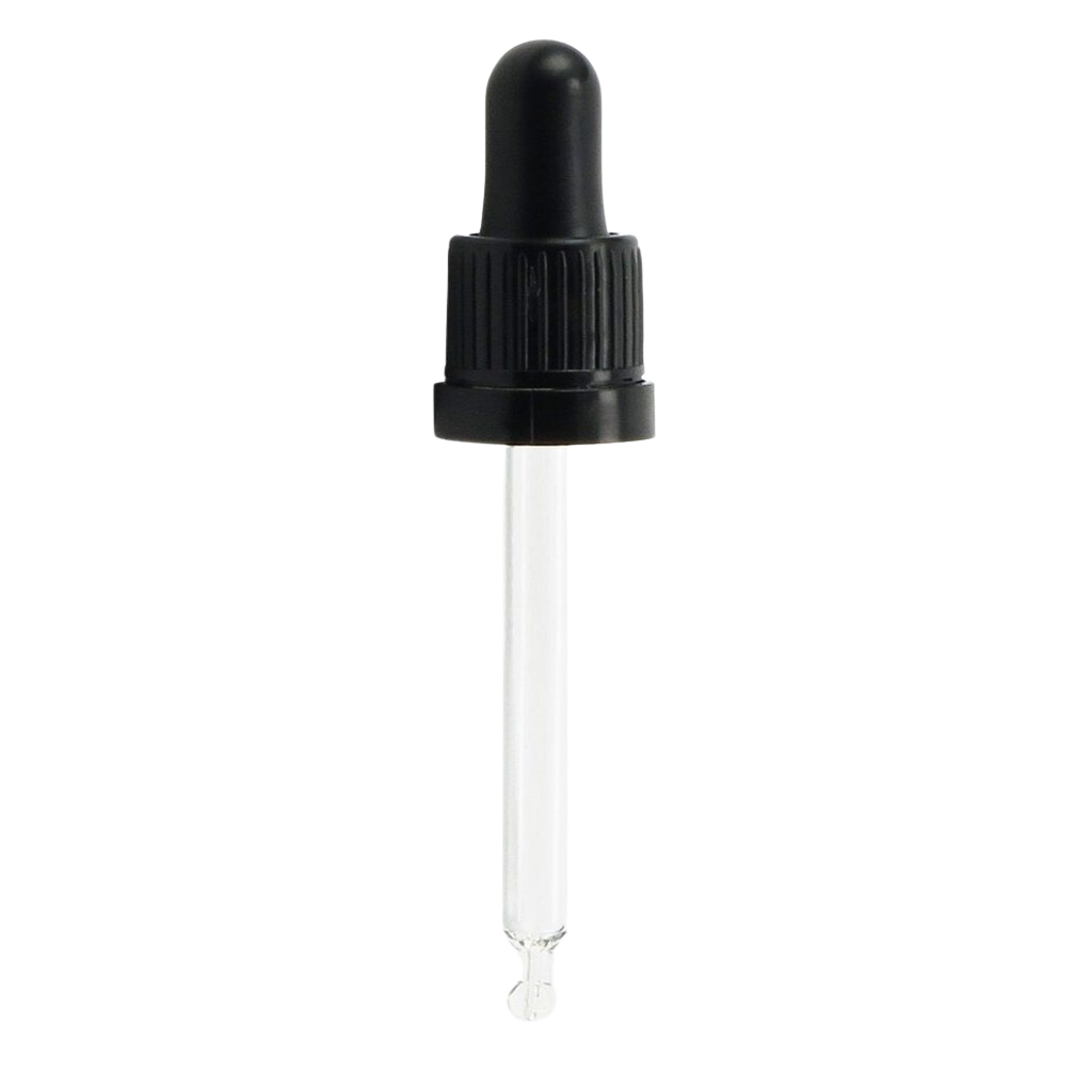 Pipet Dop (DIN18) – Zwart