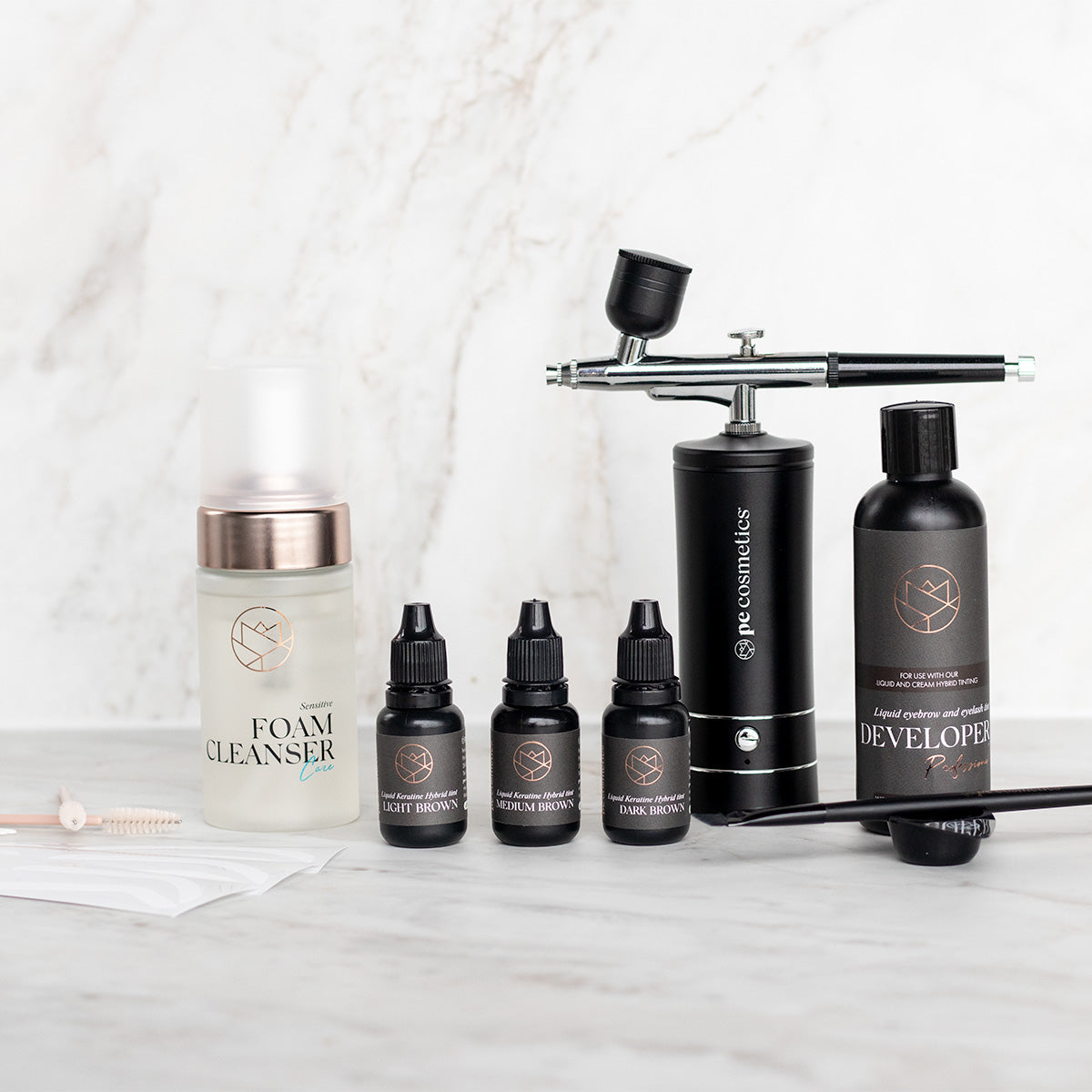 Airbrush Brow Online-Schulung + Starterkit (verschiedene Sprachen)