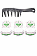 Abzehk Matte Hair Styling Wax 3 Stuks + Gratis Styling Kam